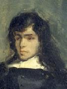 Eugene Delacroix Autoportrait dit en Ravenswood ou en Hamlet oil on canvas